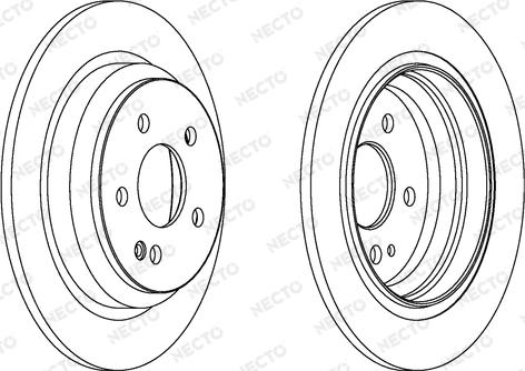 Necto WN1246 - Brake Disc autospares.lv