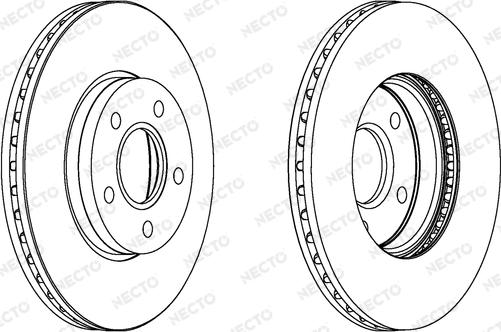 Necto WN1240 - Brake Disc autospares.lv