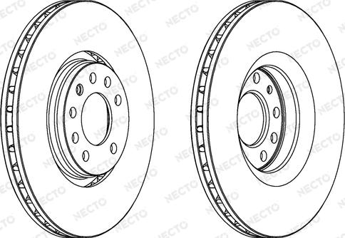 Breco BV 8495 - Brake Disc autospares.lv