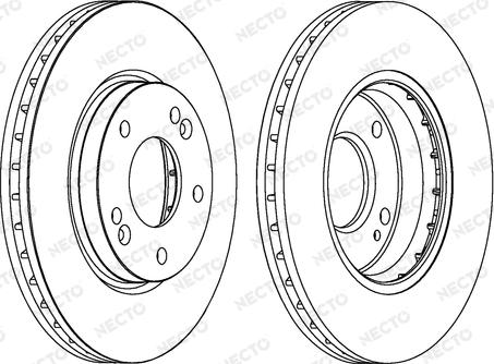 Necto WN1256 - Brake Disc autospares.lv