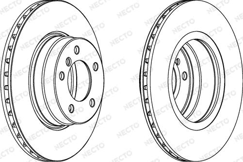 Necto WN1258 - Brake Disc autospares.lv