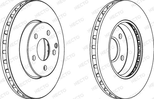 Necto WN1269 - Brake Disc autospares.lv