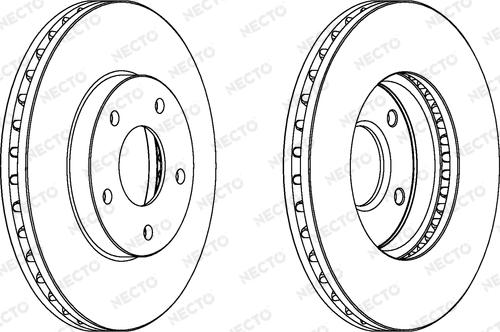 Necto WN1267 - Brake Disc autospares.lv