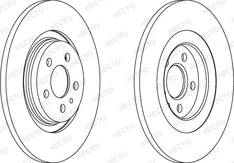 Necto WN1203 - Brake Disc autospares.lv