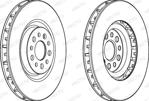 Necto WN1202 - Brake Disc autospares.lv