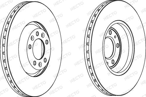 Necto WN1286 - Brake Disc autospares.lv