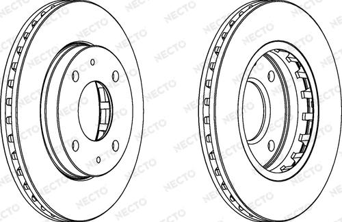 Necto WN1283 - Brake Disc autospares.lv