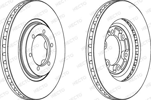 Necto WN1282 - Brake Disc autospares.lv