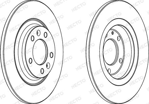 Necto WN1287 - Brake Disc autospares.lv