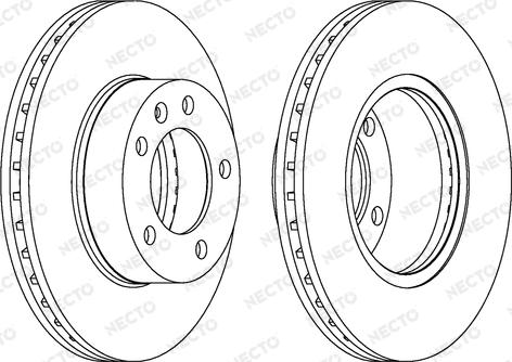 Necto WN1235 - Brake Disc autospares.lv