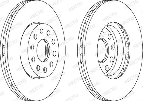 Necto WN1236 - Brake Disc autospares.lv