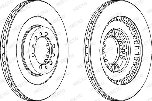 Necto WN1230 - Brake Disc autospares.lv