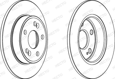 Necto WN1231 - Brake Disc autospares.lv