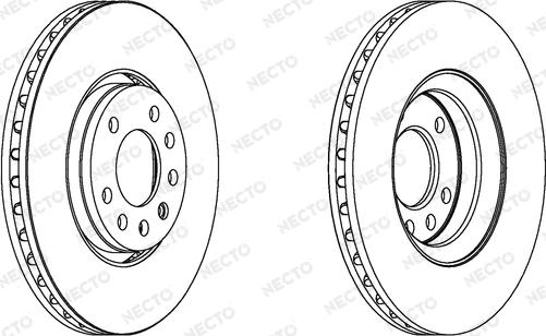 Necto WN1233 - Brake Disc autospares.lv