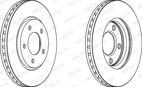 Necto WN1232 - Brake Disc autospares.lv