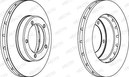 Necto WN1229 - Brake Disc autospares.lv