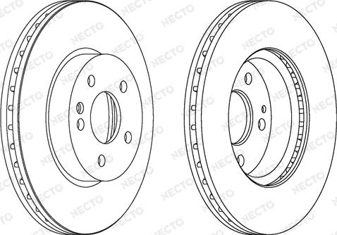 Necto WN1224 - Brake Disc autospares.lv