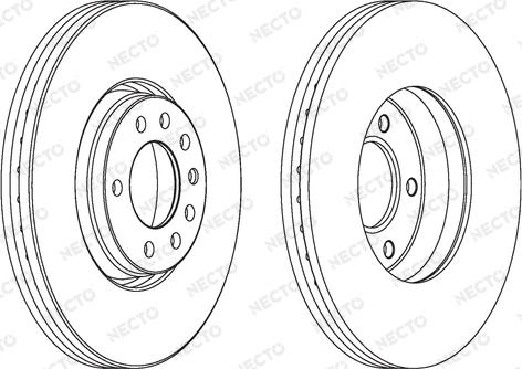 Necto WN1278 - Brake Disc autospares.lv