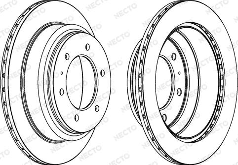 Necto WN893 - Brake Disc autospares.lv