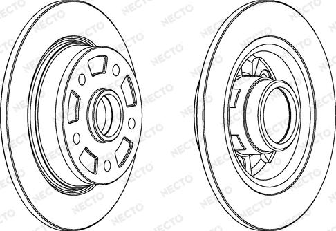 Necto WN855 - Brake Disc autospares.lv