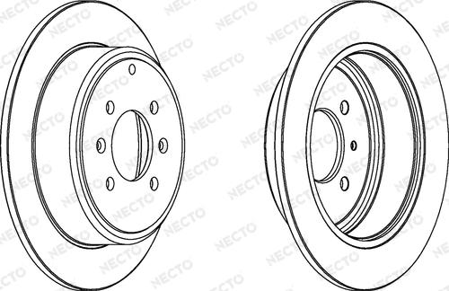 Necto WN869 - Brake Disc autospares.lv