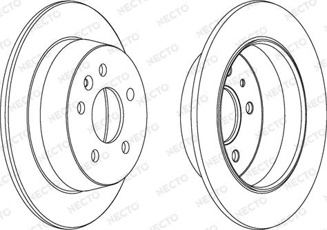 Necto WN861 - Brake Disc autospares.lv