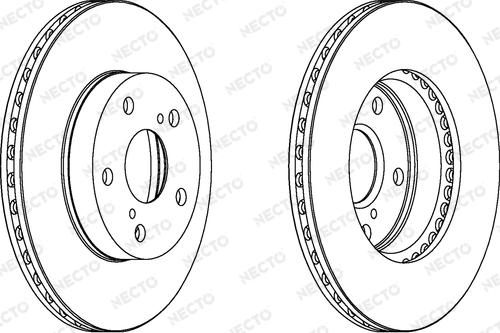 Necto WN809 - Brake Disc autospares.lv