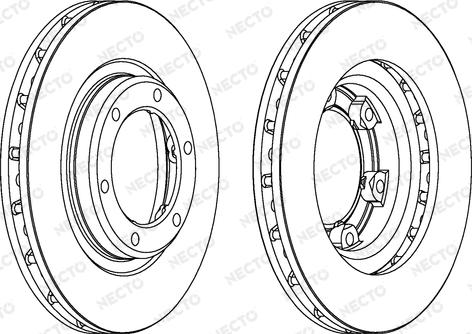 Necto WN805 - Brake Disc autospares.lv