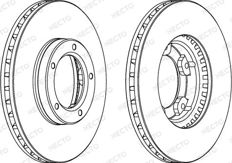 Necto WN803 - Brake Disc autospares.lv