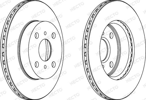 Necto WN802 - Brake Disc autospares.lv