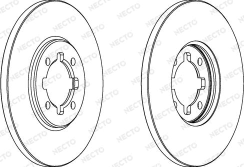 Ferodo DDF404-1 - Brake Disc autospares.lv