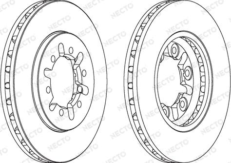 Necto WN816 - Brake Disc autospares.lv