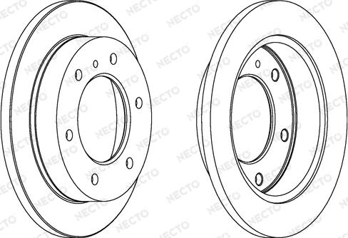 Necto WN810 - Brake Disc autospares.lv