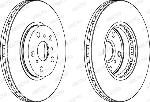 Necto WN839 - Brake Disc autospares.lv