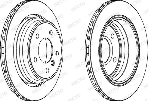 Necto WN836 - Brake Disc autospares.lv