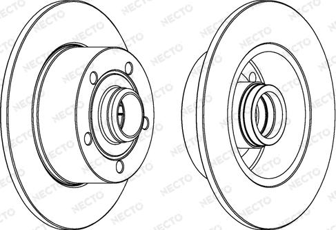 Necto WN830 - Brake Disc autospares.lv