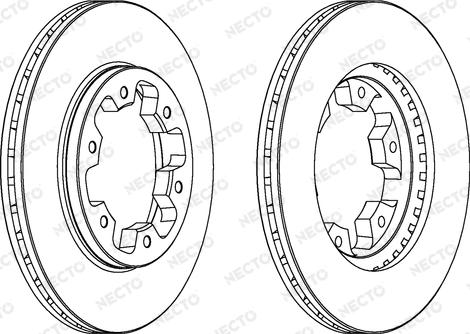 Necto WN837 - Brake Disc autospares.lv