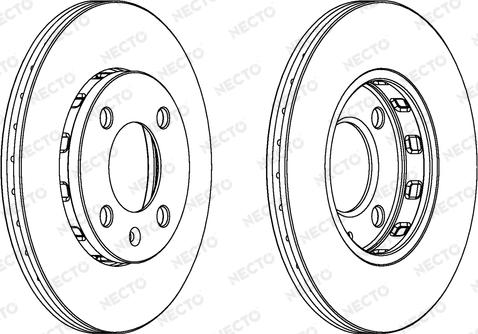 Necto WN821 - Brake Disc autospares.lv