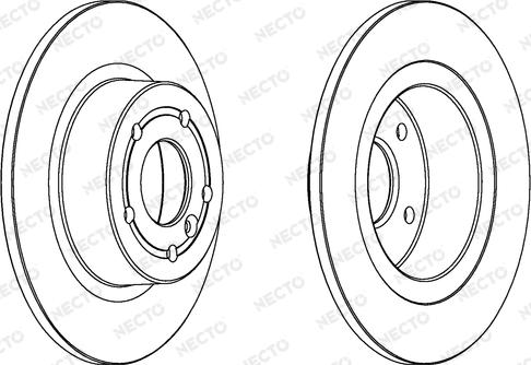 Necto WN874 - Brake Disc autospares.lv