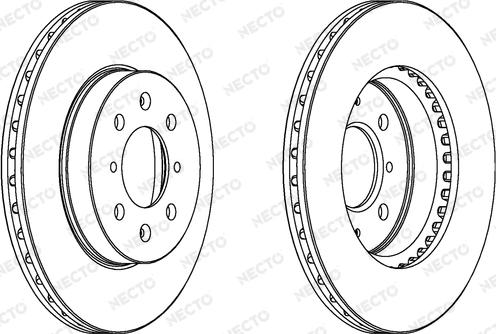 Necto WN871 - Brake Disc autospares.lv