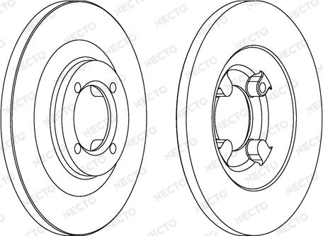 Necto WN390 - Brake Disc autospares.lv