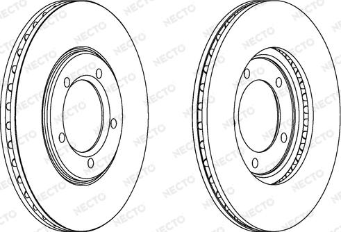 Necto WN391 - Brake Disc autospares.lv