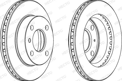 Necto WN348 - Brake Disc autospares.lv