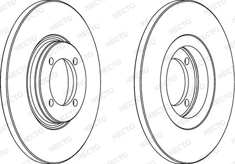 Necto WN302 - Brake Disc autospares.lv