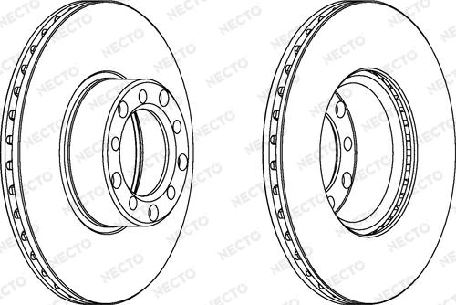 Necto WN319 - Brake Disc autospares.lv