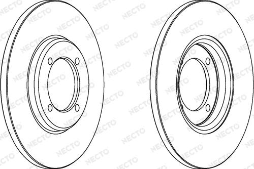 Necto WN311 - Brake Disc autospares.lv