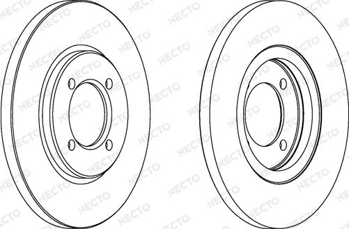 Necto WN317 - Brake Disc autospares.lv