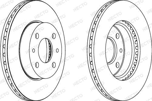 Necto WN386 - Brake Disc autospares.lv