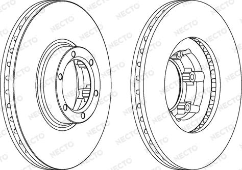 Necto WN324 - Brake Disc autospares.lv