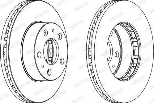 Necto WN327 - Brake Disc autospares.lv